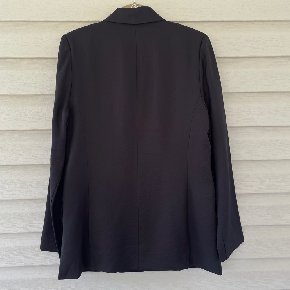 Wayf Black Single Front Tortoise Shell Button Lon… - image 3